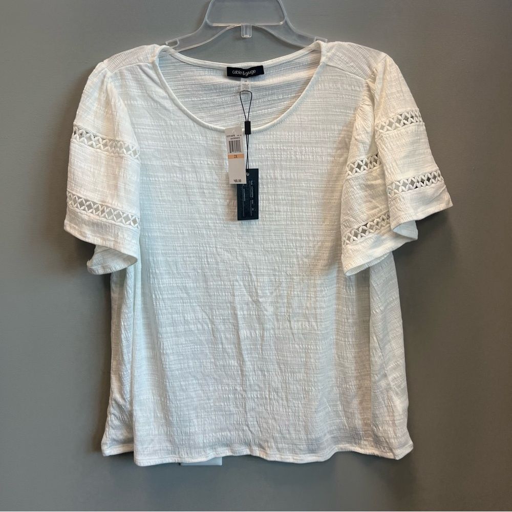 Cable & Gauge Women’s Plus Shirt - size 2X